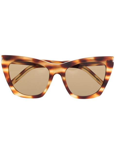 Saint Laurent Tortoise Sunglasses 